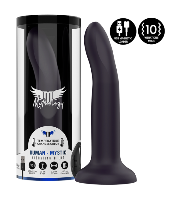 MYTHOLOGY - DUMAN MYSTIC DILDO L - VIBRATEUR COMPATIBLE AVEC LA TECHNOLOGIE SANS FIL WATCHME