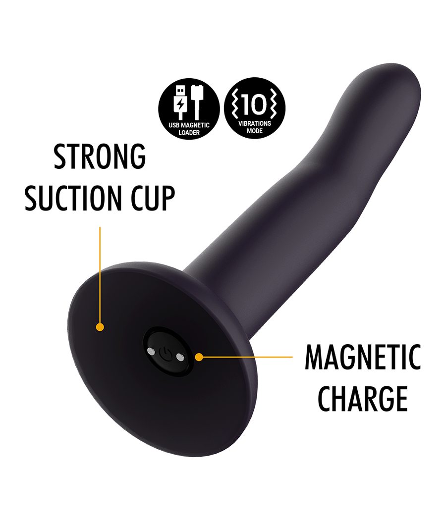 MYTHOLOGY - DUMAN MYSTIC DILDO L - VIBRATEUR COMPATIBLE AVEC LA TECHNOLOGIE SANS FIL WATCHME