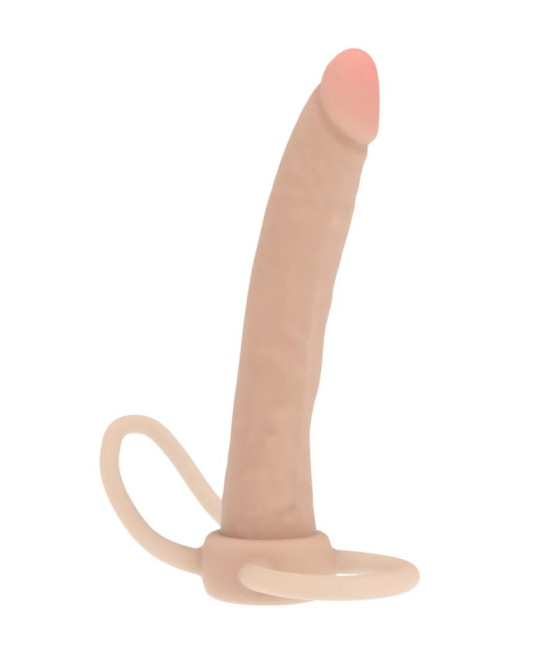 GET REAL - PÉNÉTRATEUR ANAL EN SILICONE DOUBLE TROUBLE 16 CM