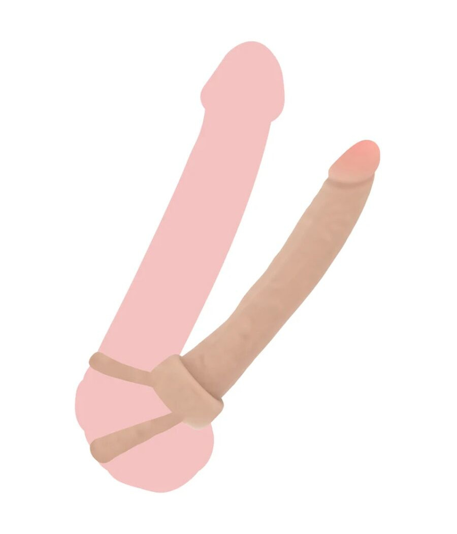 GET REAL - DOUBLE TROUBLE SILIKON-ANALPENETRATOR 16 CM