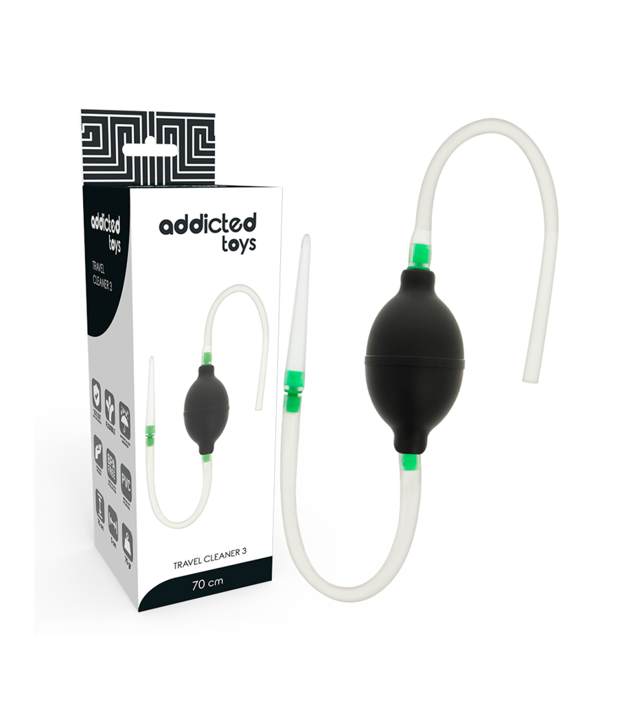ADDICTED TOYS - KIT ENEMA NEGRO