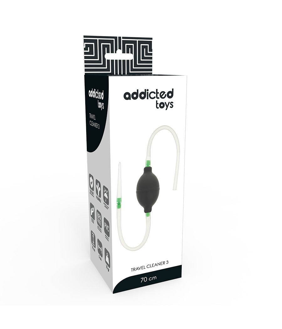 ADDICTED TOYS - KIT ENEMA NEGRO
