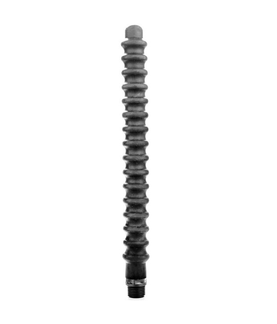 ALL BLACK - MEGA RIPPLE SHOWER ANAL SILIKON 28,5 CM
