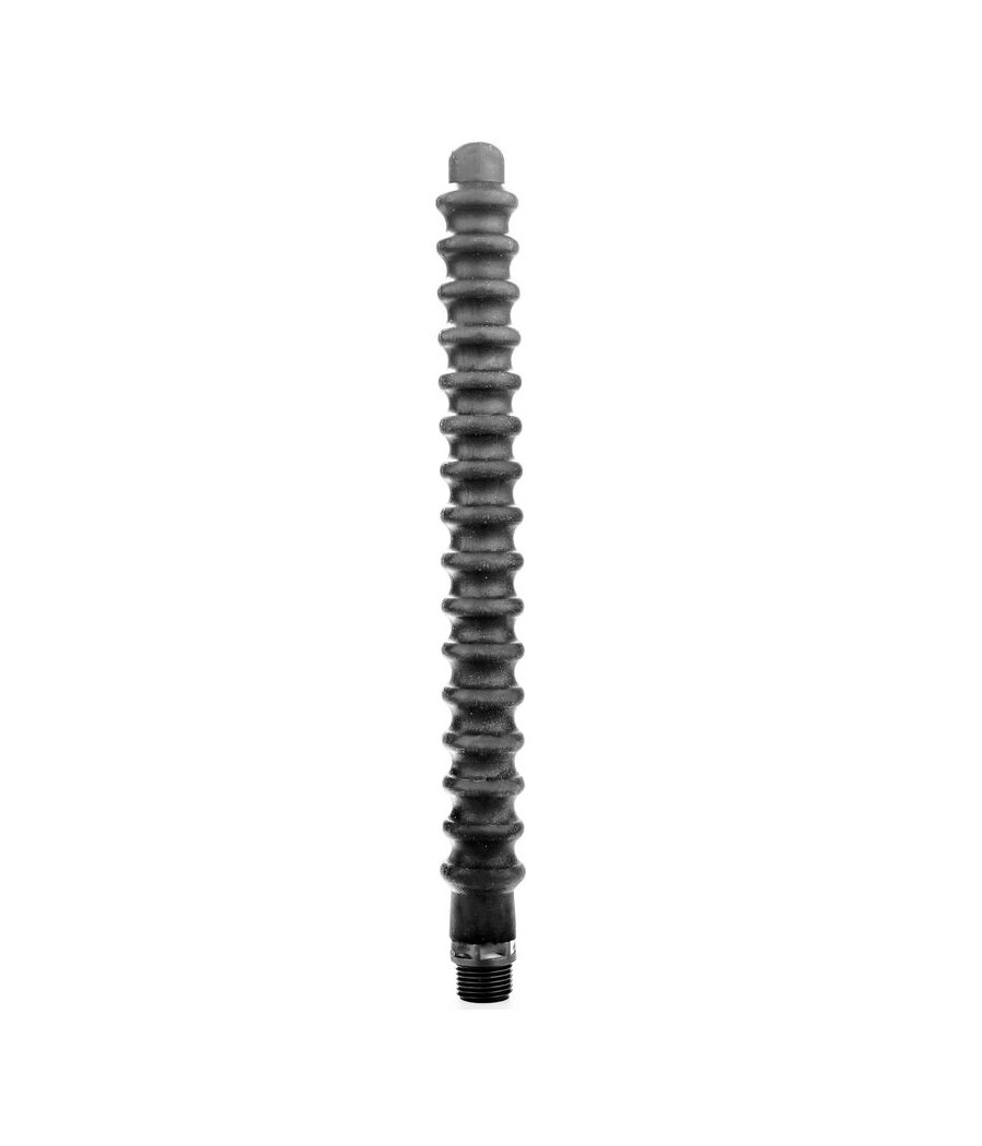 ALL BLACK - MEGA RIPPLE SHOWER ANAL SILICONE 28,5 CM