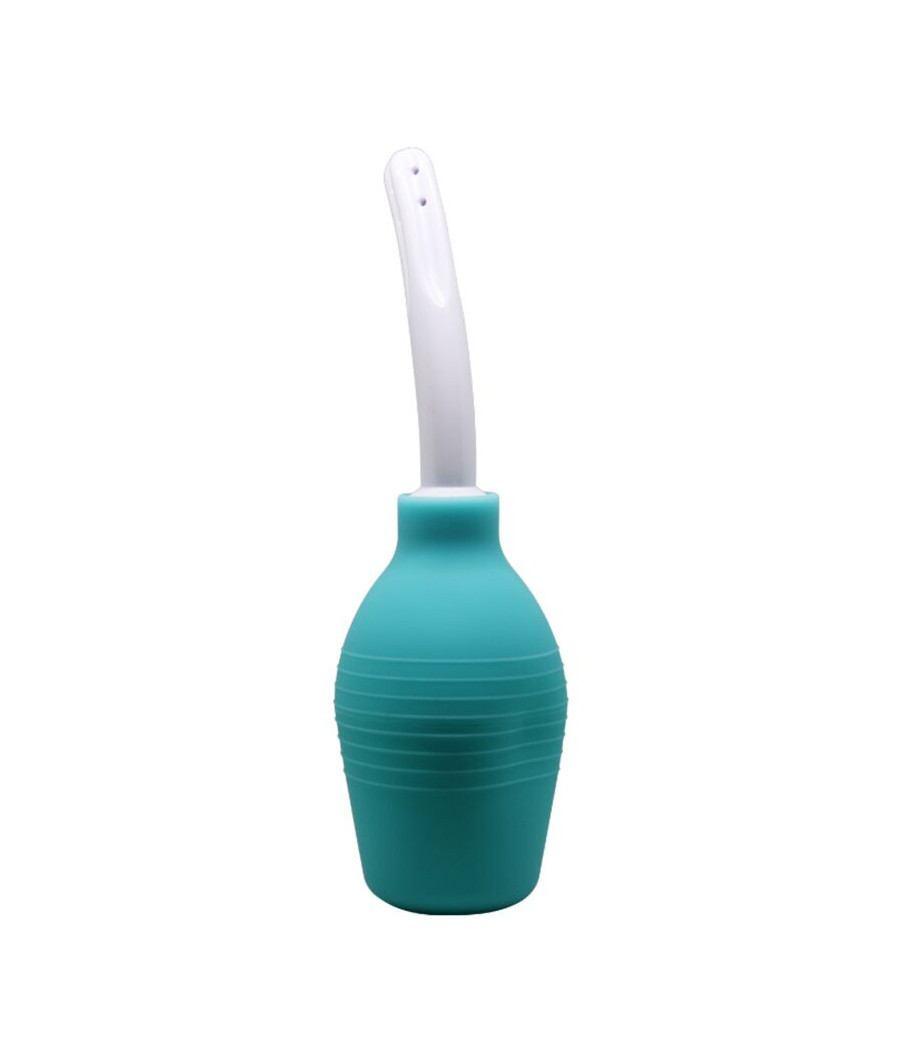 MR PLAY - DOUCHE EN CAOUTCHOUC BLEU POIRE ANAL