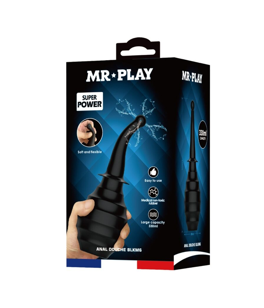 MR PLAY - DOCCIA ANALE BLKM6 SUPER POWER NERO