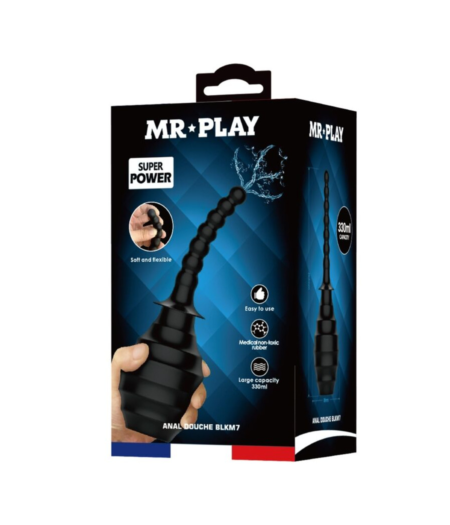 MR PLAY - PUISSANT VIBRATEUR TÉLÉCOMMANDE PLUG ANAL NOIR