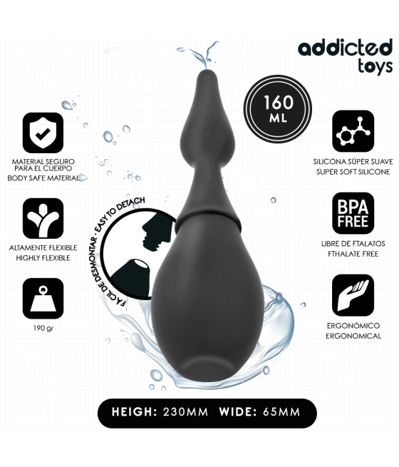 ADDICTED TOYS - LIMPIADOR DE VIAJE SILICONA MODELO 1