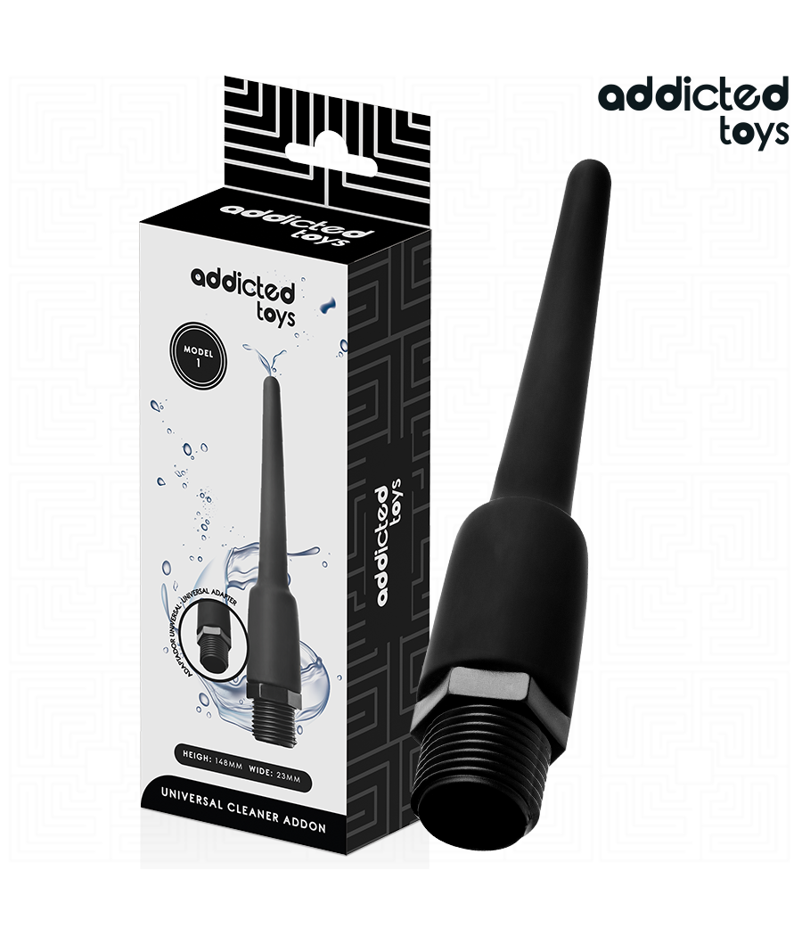 ADDICTED TOYS - NETTOYANT ANAL AVEC ADAPTATEUR UNIVERSEL MODÈLE 1
