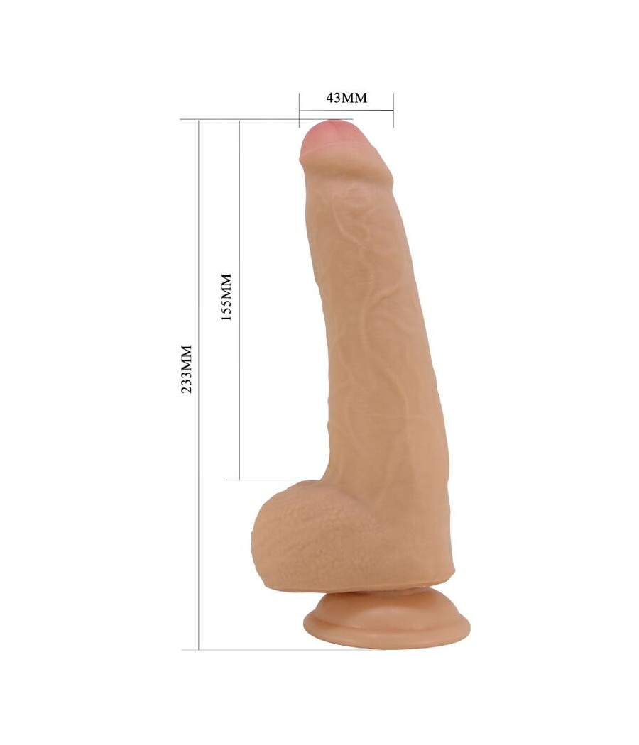 PRETTY LOVE - DRACO REALISTIC DILDO 23 CM FLESH