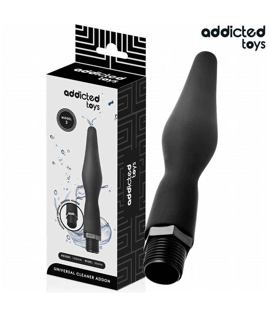 ADDICTED TOYS - ANAL CLEANER WITH UNIVERSAL ADAPTER MODEL 2