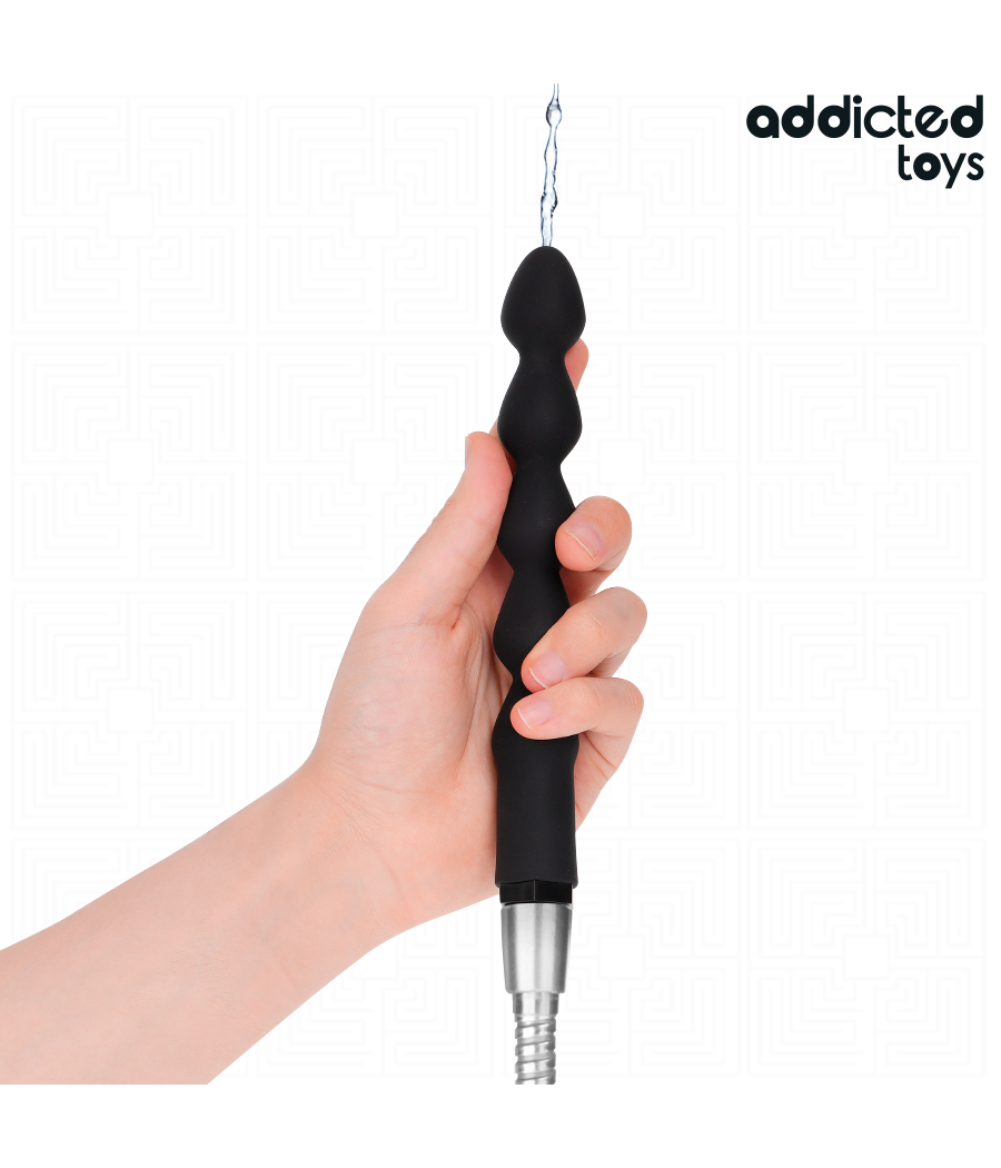 ADDICTED TOYS - PULITORE ANALE CON ADATTATORE UNIVERSALE MODELLO 6