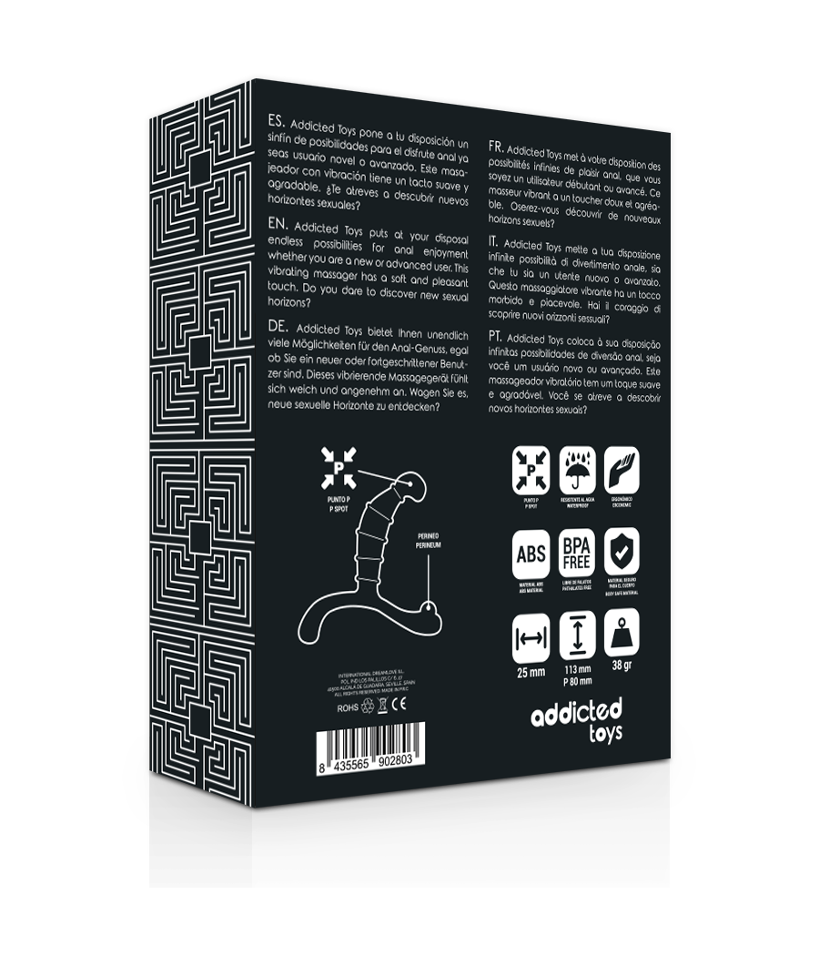 ADDICTED TOYS - PROSTATA ANALVERGNÜGEN SCHWARZ