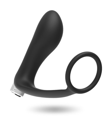 ADDICTED TOYS - PROSTATIC VIBRATOR RECHARGEABLE MODEL 1 - BLACK