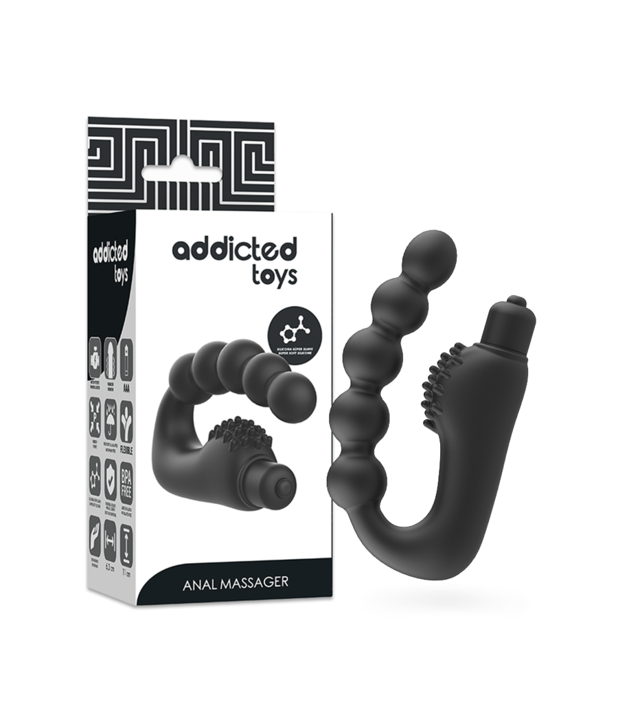 ADDICTED TOYS - MASSAGER ANAL PROSTTICO COM VIBRAO