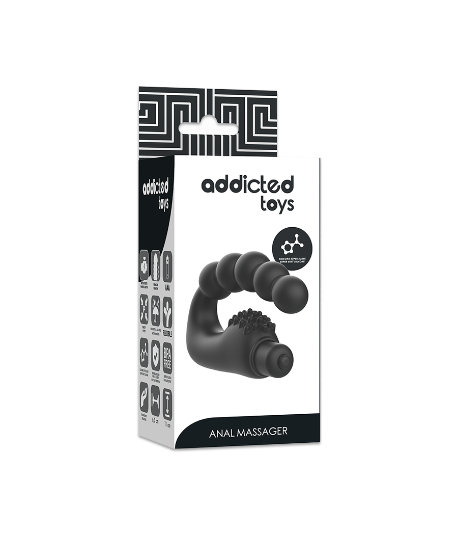 ADDICTED TOYS - MASAJEADOR ANAL PROSTÁTICO CON VIBRACIÓN