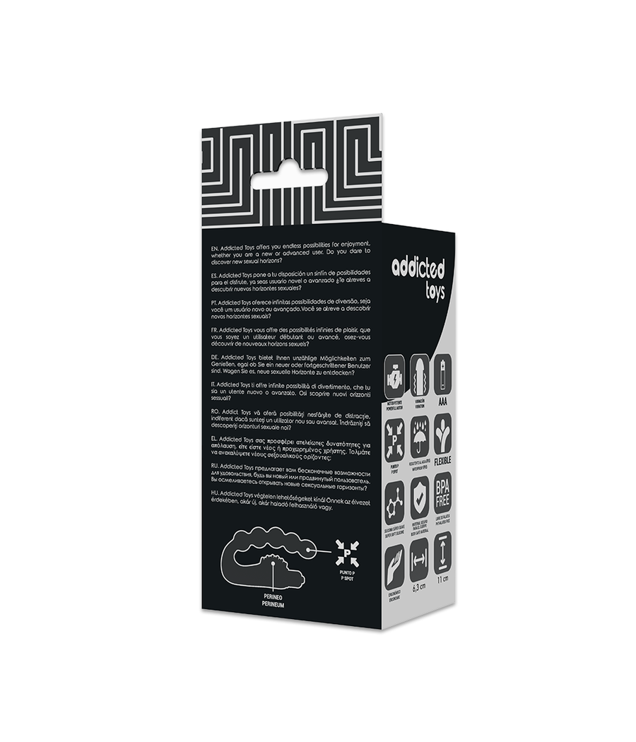 ADDICTED TOYS - MASSAGER ANAL PROSTTICO COM VIBRAO