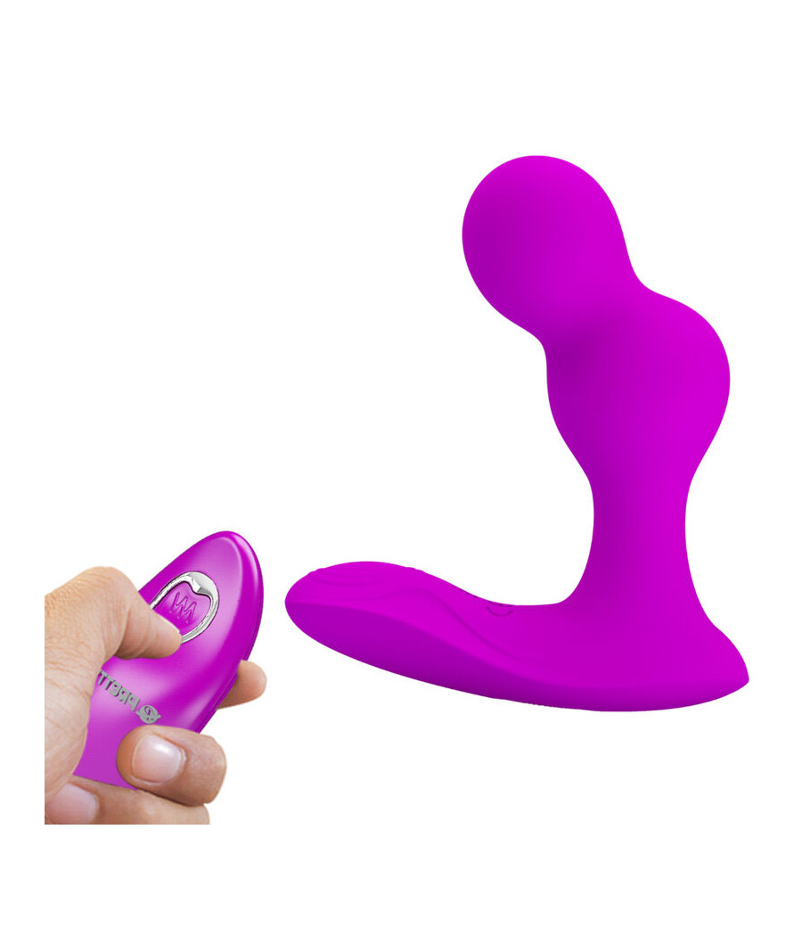 PRETTY LOVE - MASSAGER VIBRADOR ANAL TERRANCE COM CONTROLE REMOTO