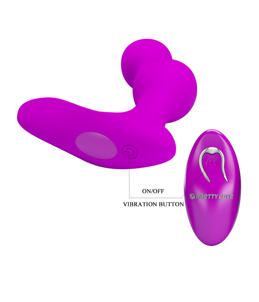 PRETTY LOVE - TERRANCE ANAL VIBRATOR MASSAGER WITH REMOTE CONTROL