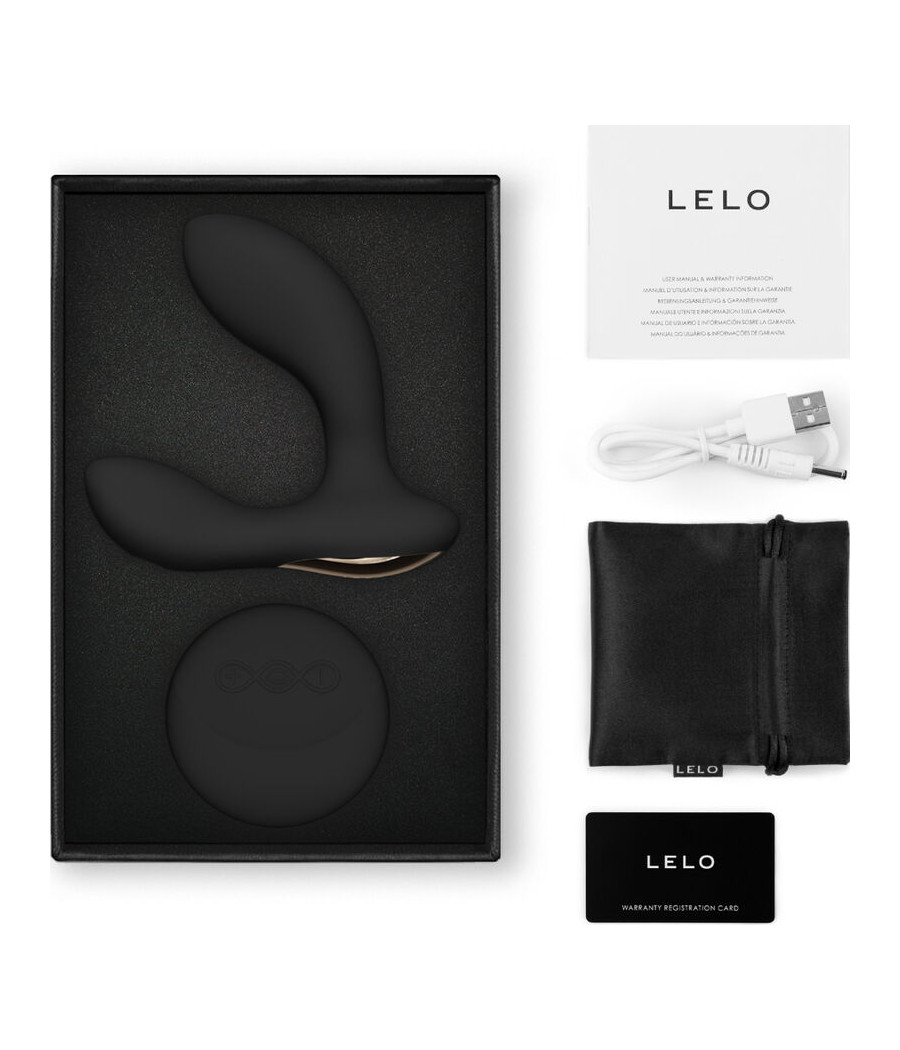 LELO - HUGO 2 PROSTATAMASSAGER MIT FERNBEDIENUNG SCHWARZ