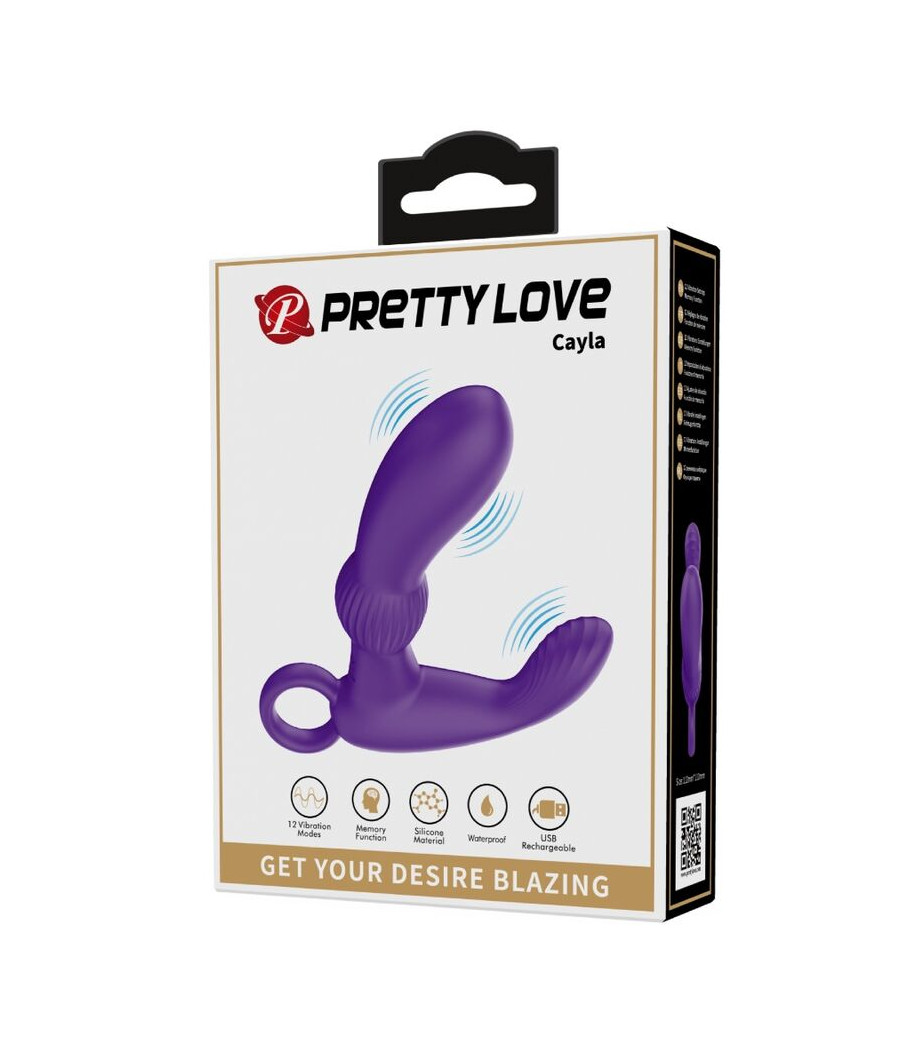 PRETTY LOVE - CAYLA VIBRATORE ANALE MASSAGGIATORE LILA