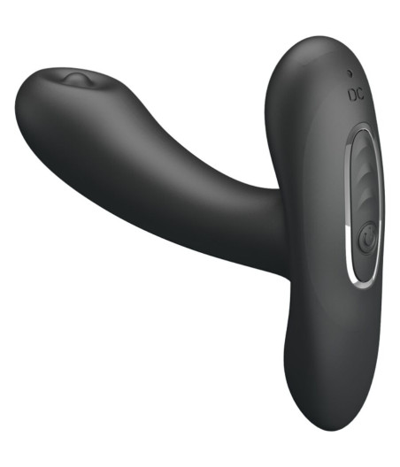 PRETTY LOVE - REMINGTON ANAL AND VAGINAL VIBRATING MASSAGER BLACK