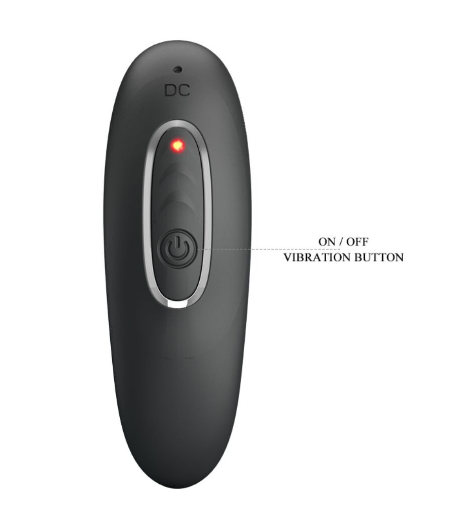 PRETTY LOVE - REMINGTON ANAL AND VAGINAL VIBRATING MASSAGER BLACK