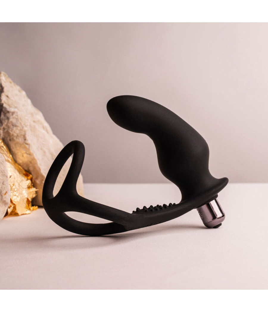 ROCKS-OFF - RO-ZEN RRO PLUG ANALE CON ANELLO VIBRANTE PER IL PENE NERO