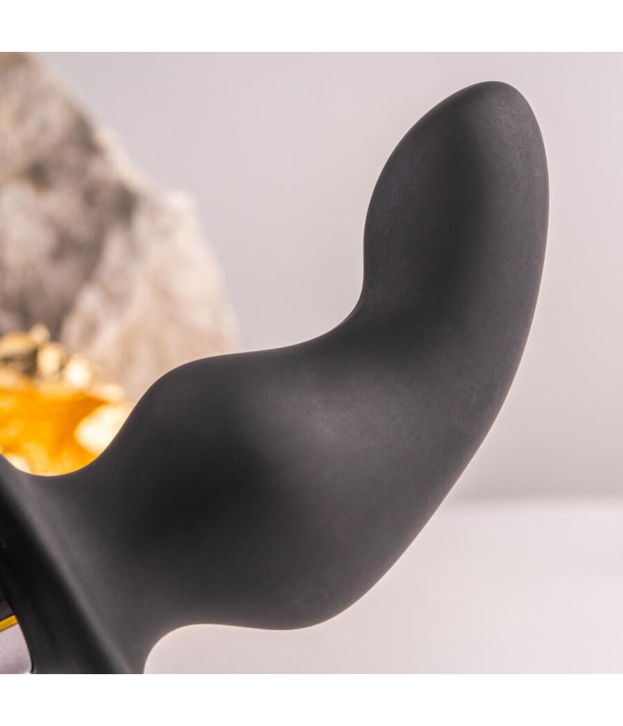 ROCKS-OFF - RO-ZEN RRO ANAL PLUG WITH VIBRATING PENIS RING BLACK