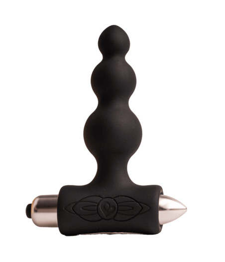 ROCKS- OFF - PETITE SENSATIONS BUBBLES PLUG ANAL VIBRADOR NEGRO