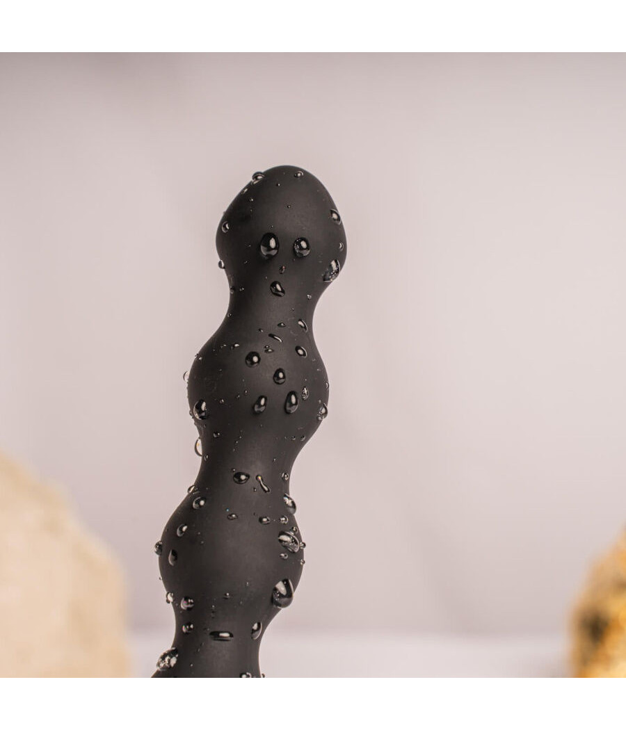 ROCKS-OFF - PETITE SENSATIONS PEARLS PLUG ANAL VIBRADOR PRETO