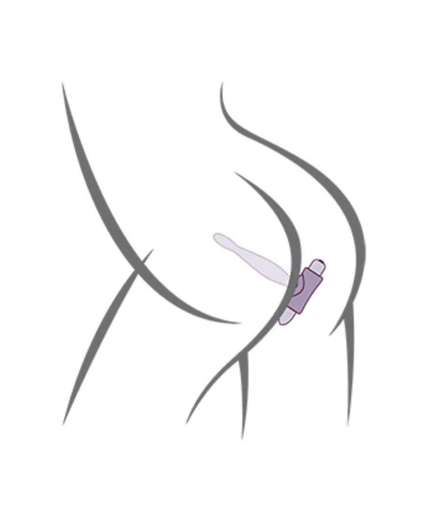 ROCKS- OFF - PETITE SENSATIONS TEAZER ANAL PLUG VIBRATOR PURPLE