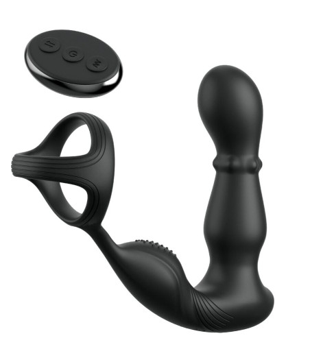 ANAL FANTASY ELITE COLLECTION - ANNEAU ANAL VIBRANT ET MASSEUR AVEC TÉLÉCOMMANDE
