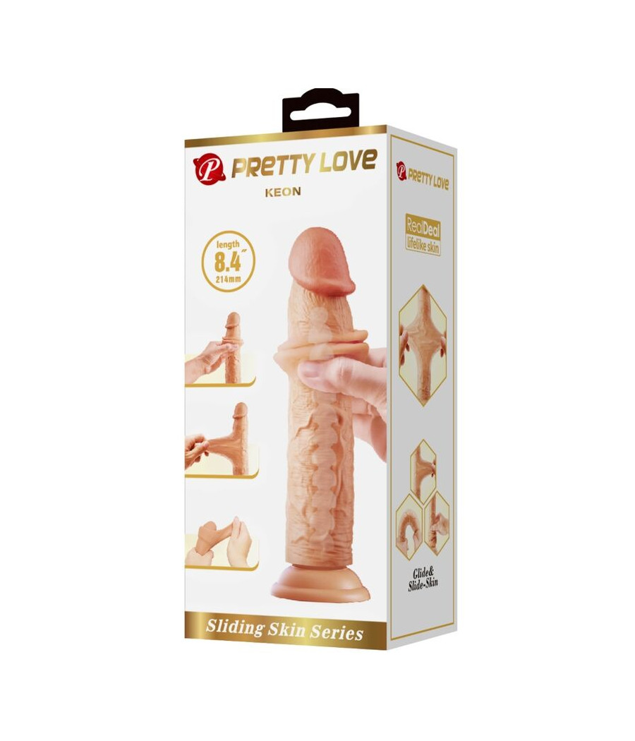 PRETTY LOVE - KEON DILDO REALISTA 21 CM CARNE