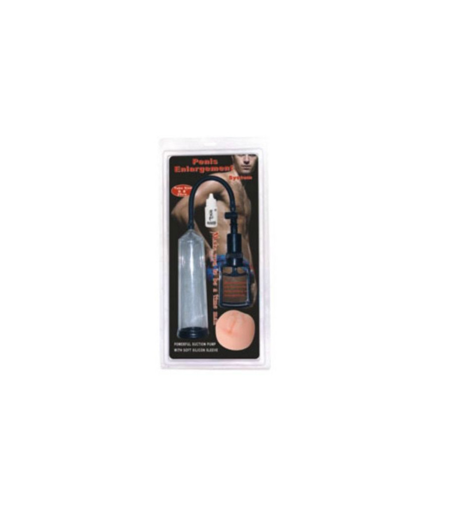 BAILE - BOMBA DE ERECCION TIRADOR Y BOQUILLA VAGINA 20 CM