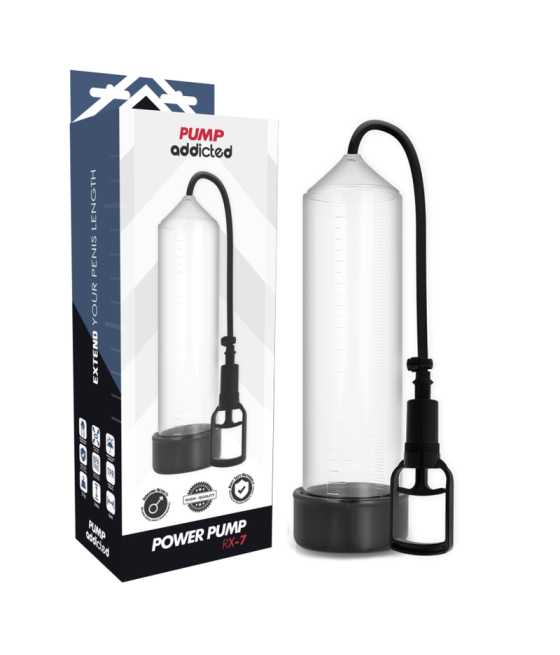 PUMP ADDICTED - BOMBA ERECCIÓN RX7 TRANSPARENTE
