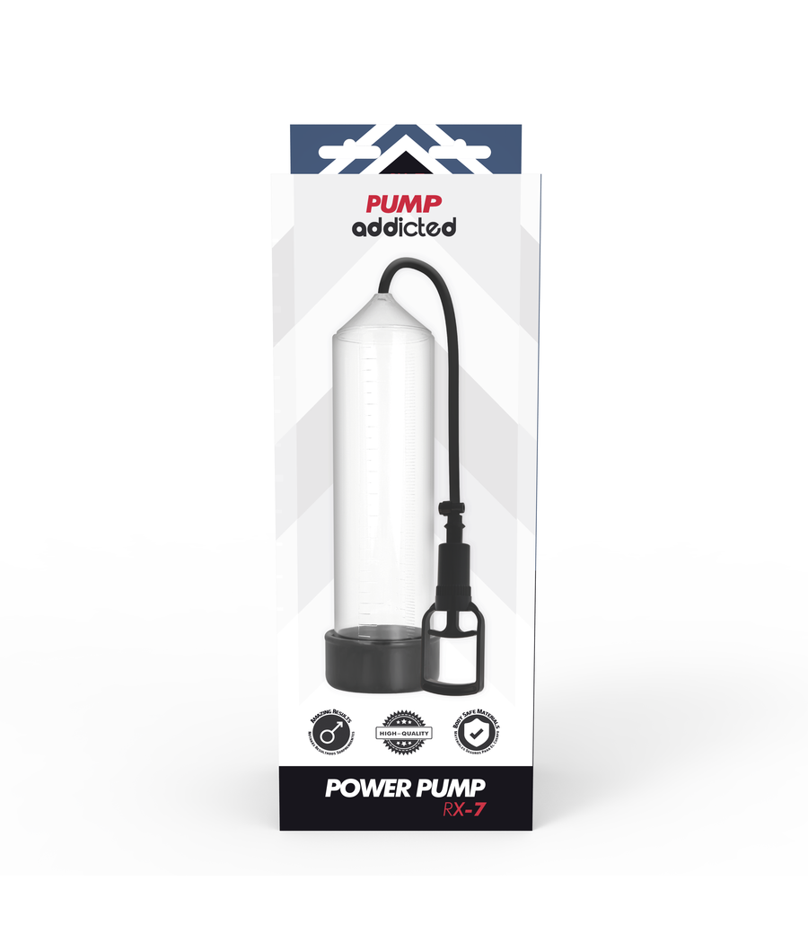 PUMP ADDICTED - BOMBA ERECCIÓN RX7 TRANSPARENTE
