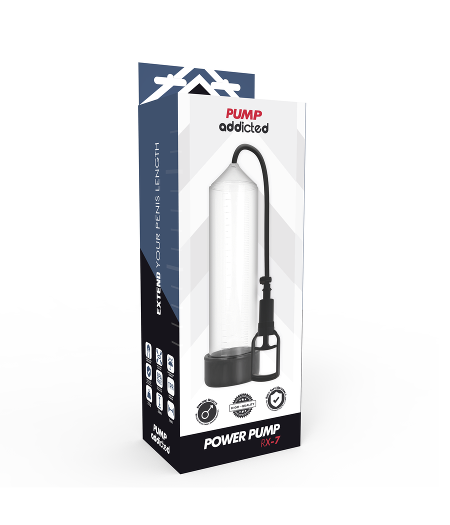 PUMP ADDICTED - BOMBA ERECCIÓN RX7 TRANSPARENTE
