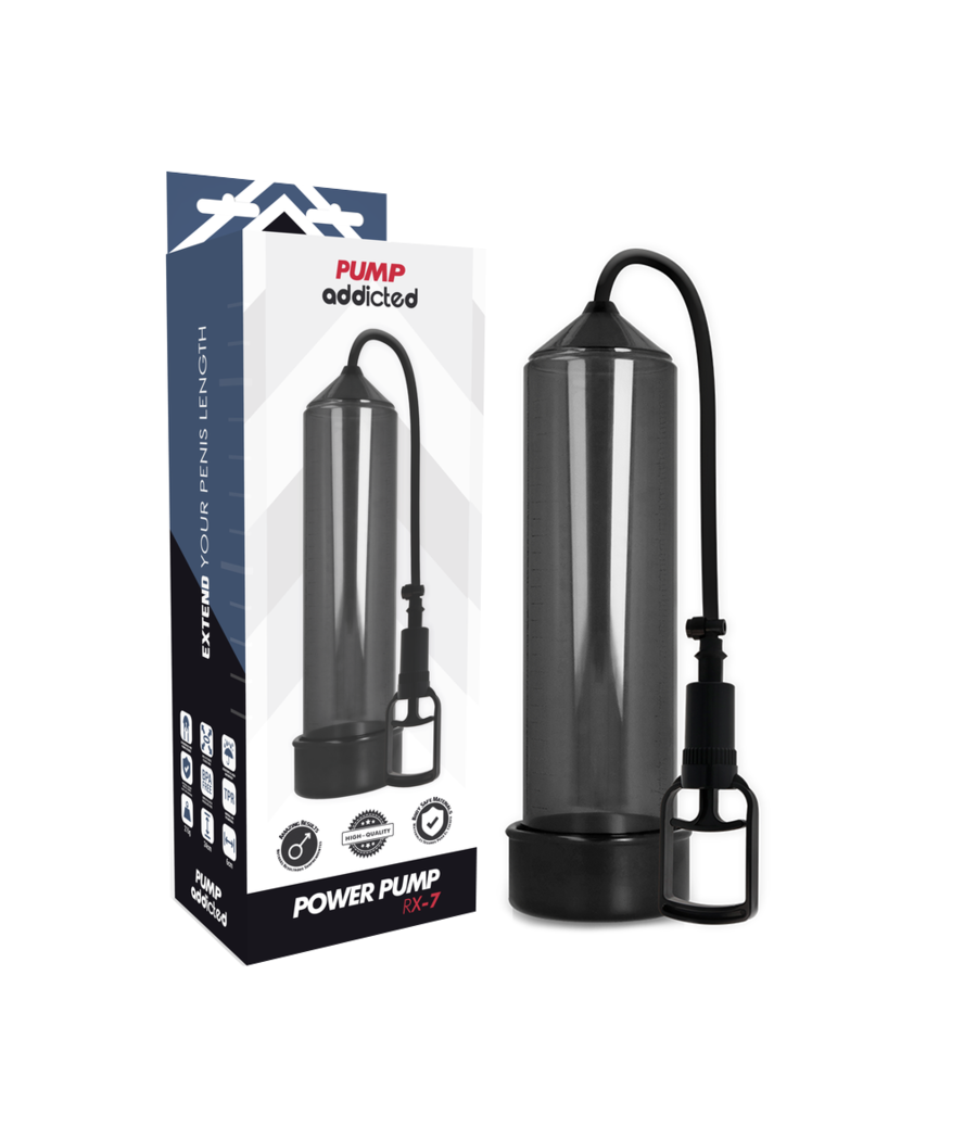 PUMP ADDICTED - BOMBA ERECCIÓN RX7 NEGRO