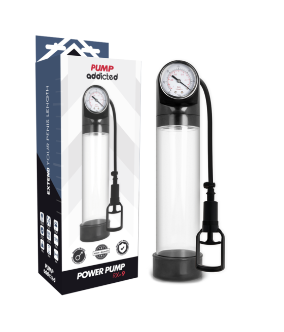PUMP ADDICTED - BOMBA ERECCIÓN RX9 TRANSPARENTE