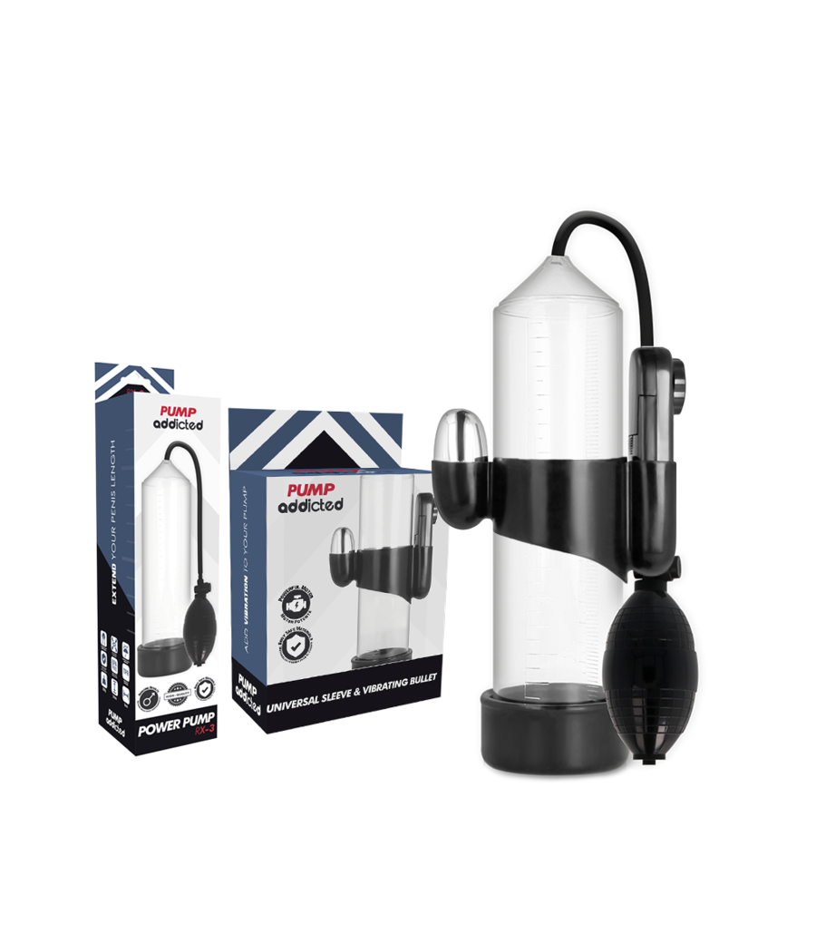 PUMP ADDICTED - VIBRATORE TRASPARENTE RX3
