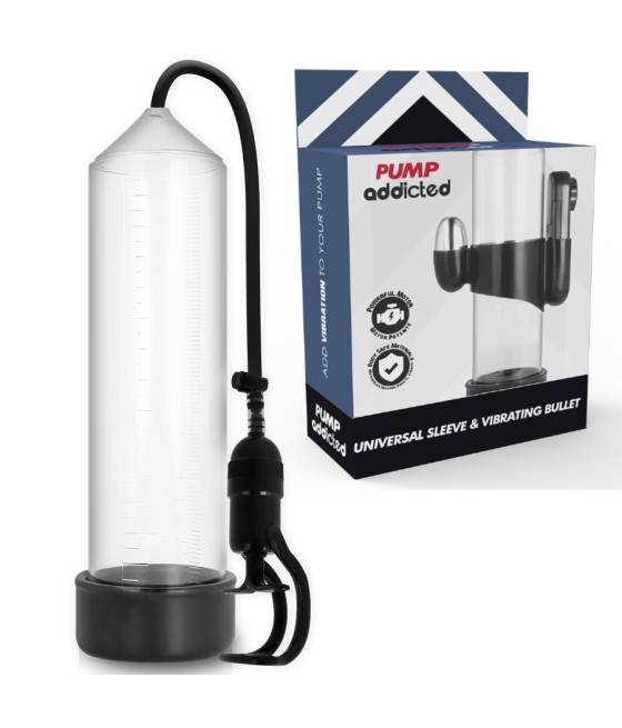 PUMP ADDICTED - VIBRADOR TRANSPARENTE RX5