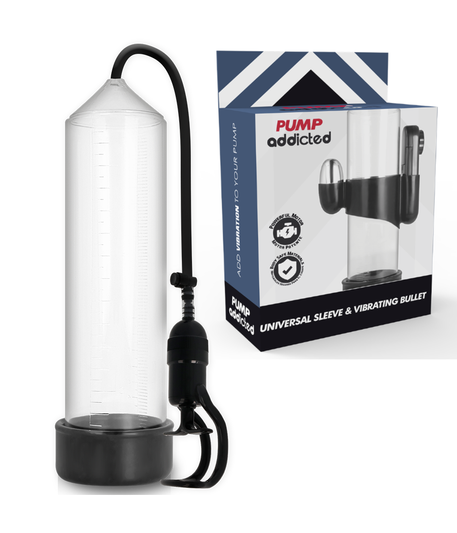 PUMP ADDICTED - RX5 TRANSPARENT VIBRATOR