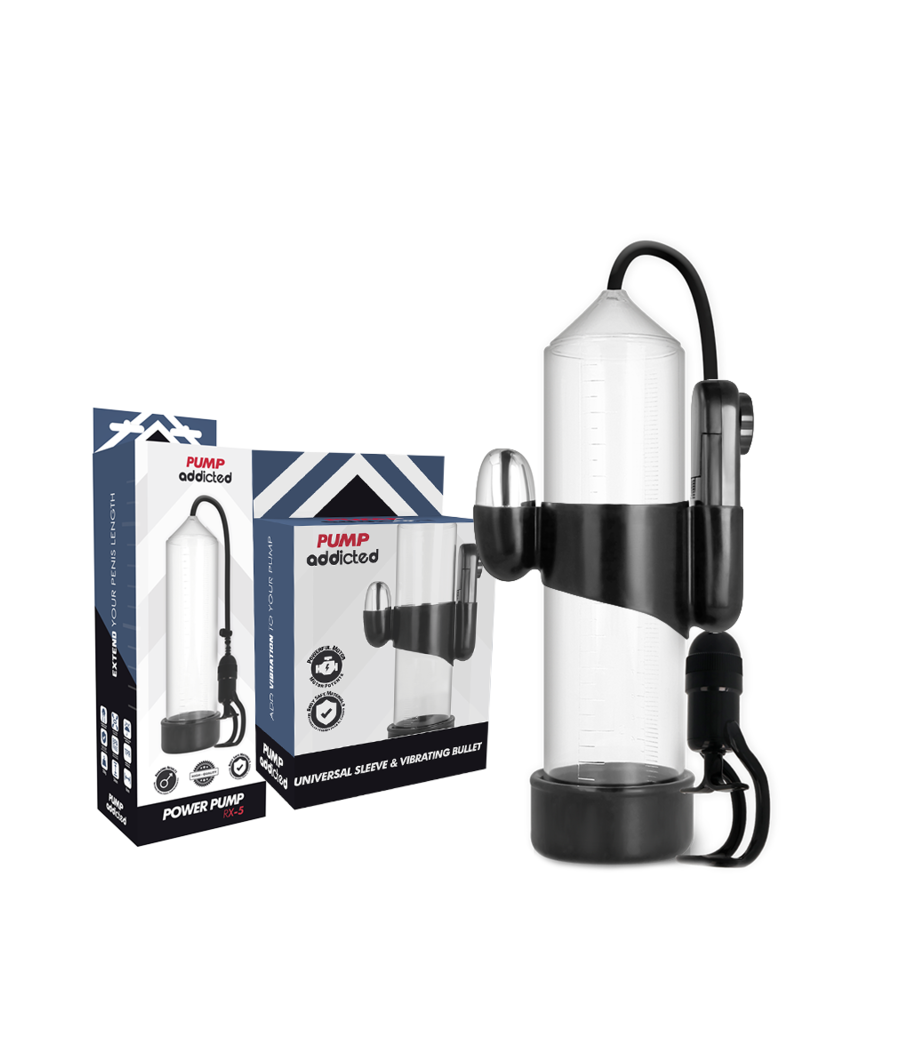 PUMP ADDICTED - RX5 TRANSPARENT VIBRATOR