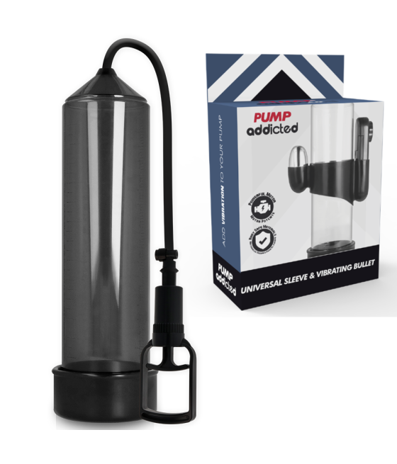 PUMP ADDICTED - VIBRADOR PRETO RX7