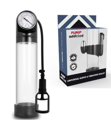 PUMP ADDICTED - VIBRADOR TRANSPARENTE RX9