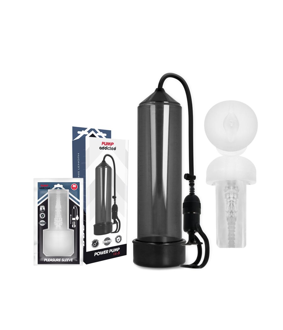 PUMP ADDICTED - RX5 BLACK WITH MASTURBATOR