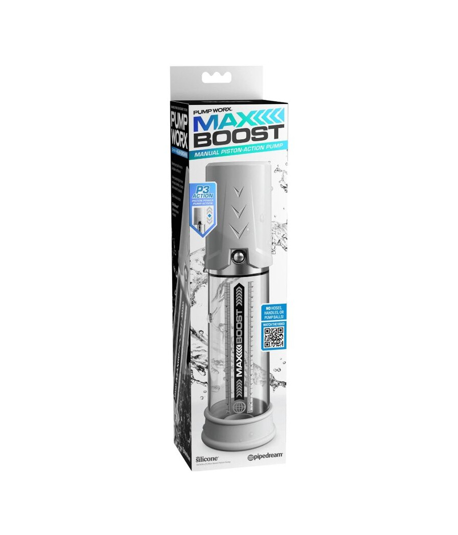 PUMP WORX - BOMBA DE ERECCION MAX BOOST BLANCO