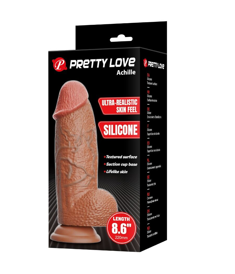 PRETTY LOVE - ACHILLE DILDO ULTRA REALISTICO 22 CM