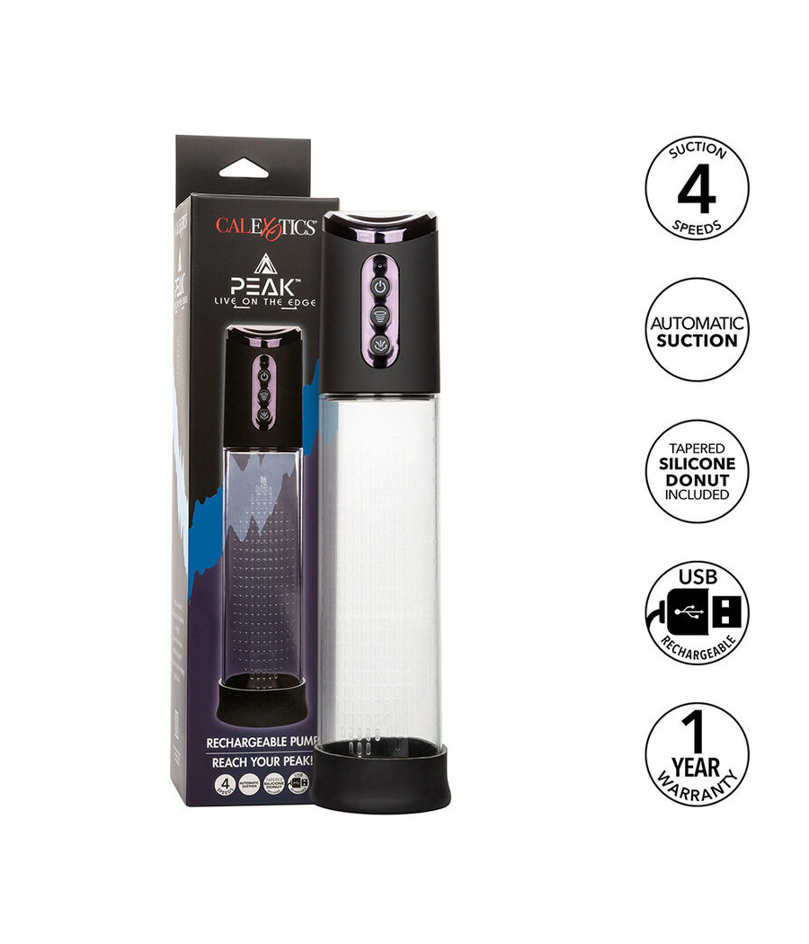 CALEXOTICS - PEAK 4-SPEED SUCTION PUMP BLACK